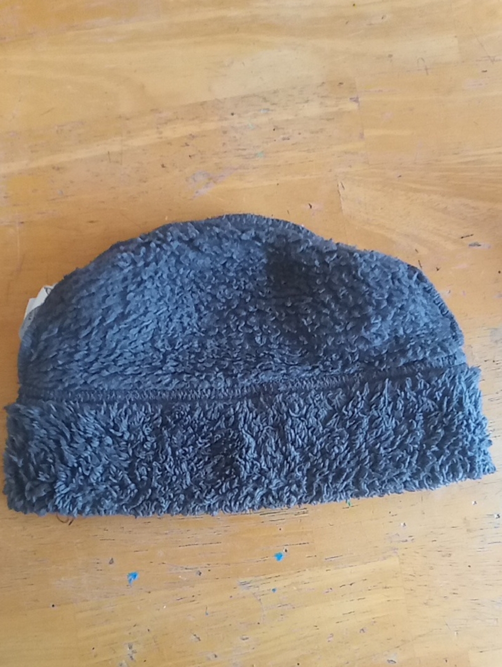 Patagonia Kids Fuzzy Bear Ear Beanie - Gray - Picture 4 of 5